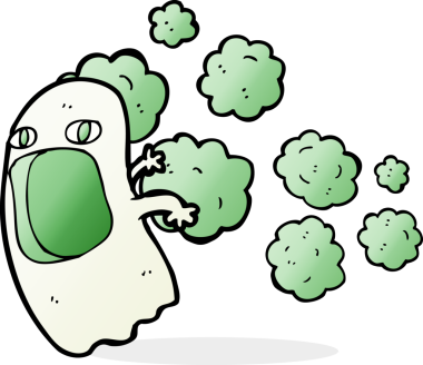 Bir insan tarafından çizilmiş garip bir hayalet.