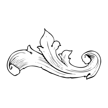 Geleneksel el, bir insan tarafından çizilmiş çiçek girdabı.