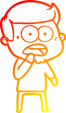 İnsan tarafından çizilmiş bir çizgi film karakteri.