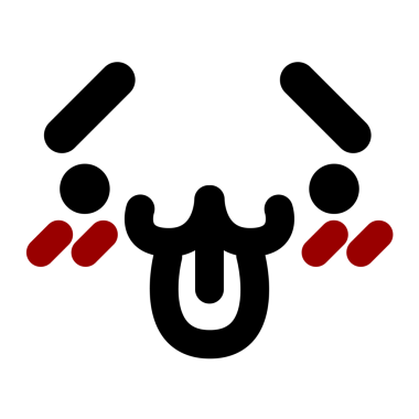 Bir insan tarafından çizilmiş sevimli bir hayvan yüzü simgesi