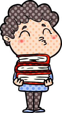 Çizgi film adamı somurtuyor Bir insan tarafından çizilmiş