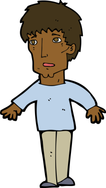 Bir insan tarafından çizilen karikatür adamı şaşırttı