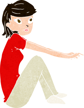 Bir insan tarafından çizilmiş güzel bir kız.