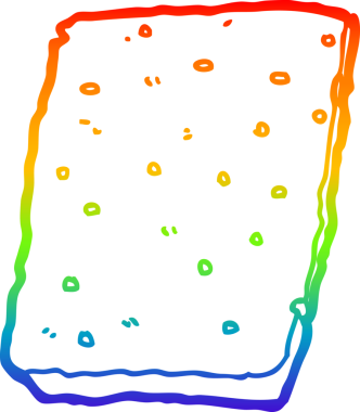 gökkuşağı gradyan çizgi çizimi bir insan tarafından çizilmiş bir gözleme
