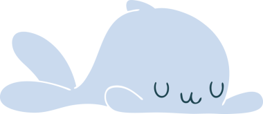 Bir insan tarafından çizilmiş garip bir balina.