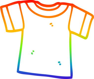 bir insan tarafından çizilmiş karikatür tişörtü çizimi