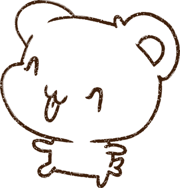 Bir insan tarafından çizilen Ayı Kömürü Çizimi