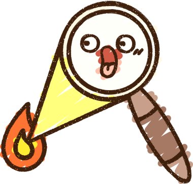 Bir insan tarafından çizilen Büyüteç Tebeşir Çizimi