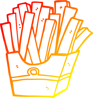 Bir insan tarafından çizilmiş bir çizgi film çizimi.