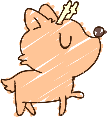 Bir insan tarafından çizilmiş ren geyiği tebeşiri.