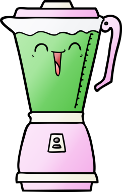 bir insan tarafından çizilmiş karikatür yemek işlemcisi