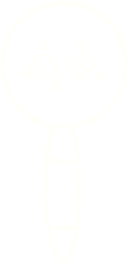 Bir insan tarafından çizilen Büyüteç Tebeşir Çizimi