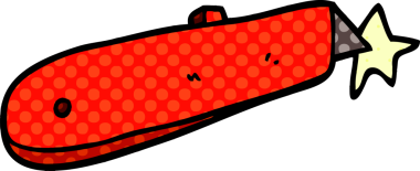 Bir insan tarafından çizilmiş karalama bıçağı.