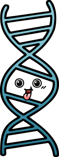 Bir insan tarafından çizilen DNA iplikçiklerinin gölgeli çizimi