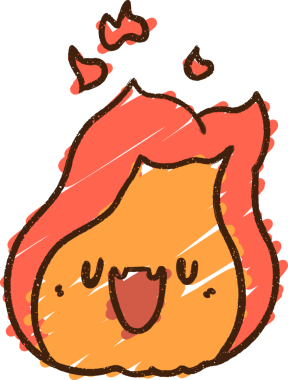 Bir insan tarafından çizilen Alev Karakteri Tebeşiri