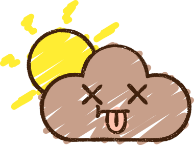 Bir insan tarafından çizilen Fırtına Bulutu Tebeşiri