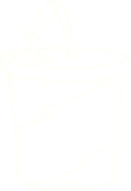 Bir insan tarafından çizilen gazoz tebeşiri.