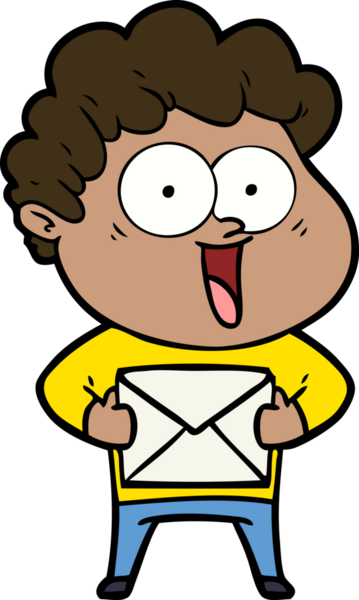 Bir insan tarafından çizilmiş mutlu bir adam.