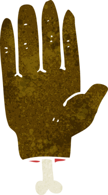 Bir insan tarafından çizilmiş bir çizgi film.