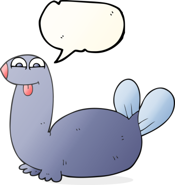 Bir insan tarafından çizilmiş serbest konuşma balonu karikatürü mührü