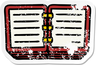 Bir insan tarafından çizilmiş bir günlük yığınının sıkıntılı çıkartması.