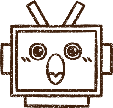 Robot Kömür Bir insan tarafından çizilmiş