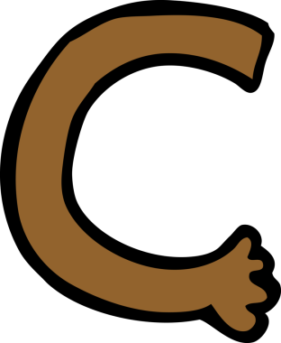 Bir insan tarafından çizilmiş çizgi film kolu