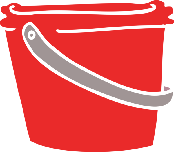 Bir insan tarafından çizilmiş karalama kovası.