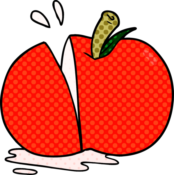 Bir insan tarafından çizilmiş çizgi film.