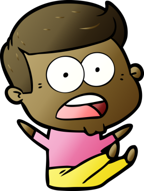 Bir insan tarafından çizilmiş bir karikatür.