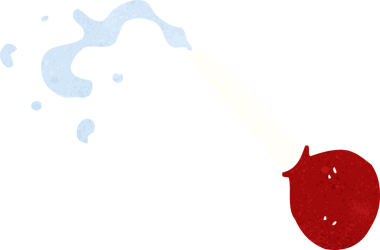 bir insan tarafından çizilmiş karikatür pipeti