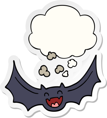 Düşünce baloncuklu karikatür sopası bir insan tarafından çizilmiş.