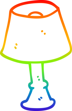 gökkuşağı gradyan çizgi çizimi bir insan tarafından çizilmiş bir çizgi ev lambası