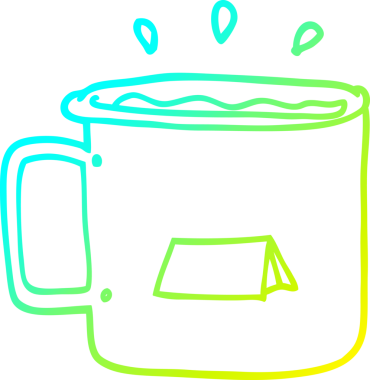 Bir insan tarafından çizilmiş bir karikatür karikatürü.