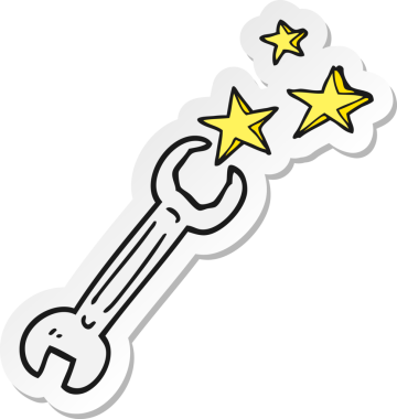 Bir insan tarafından çizilmiş çizgi film anahtarının çıkartması.