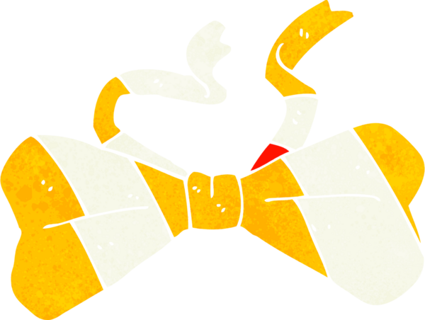 Bir insan tarafından çizilmiş çizgi film papyonu.