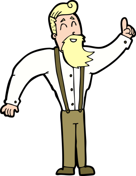 Bir insan tarafından çizilmiş bir hippi çizgi filmi.