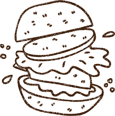 Bir insan tarafından çizilen Lezzetli Kömür Kömürü