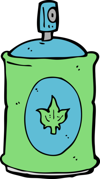 Bir insan tarafından çizilmiş karikatür parfümü.