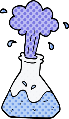 bir insan tarafından çizilmiş karalama bilim deneyi.