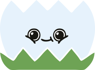 Bir insan tarafından çizilmiş bir nilüfer çiçeğinin düz renkli retro karikatürü