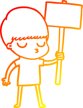 İnsan tarafından çizilmiş bir çizgi film karakteri çizimi.