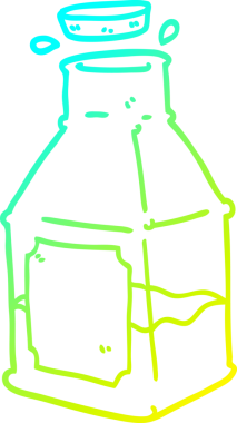 Bir insan tarafından çizilmiş sürahide bir çizgi film şeridi çizimi.