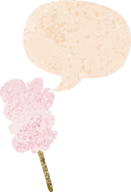 Bir insan tarafından çizilmiş grunge sıkıntılı retro tarzı konuşma baloncuğu ile çizgi film dişleri