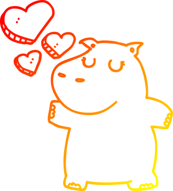 Bir insan tarafından çizilmiş bir karikatür çizimi.