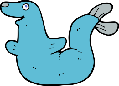 Bir insan tarafından çizilmiş karikatür mührü