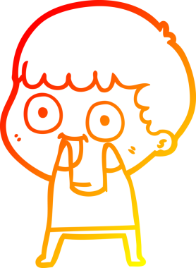 Bir insan tarafından çizilmiş çizgi film karakteri.