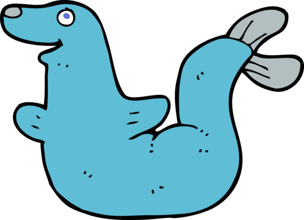 Bir insan tarafından çizilmiş karikatür mührü