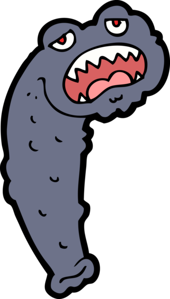 bir insan tarafından çizilmiş karikatür sülüğü