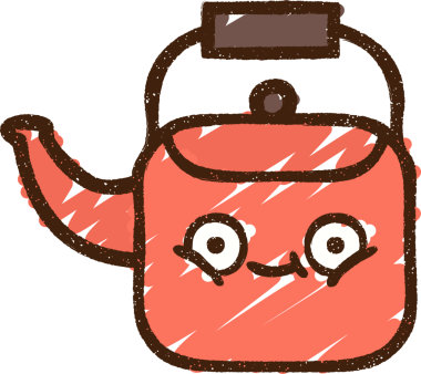 Bir insan tarafından çizilen Çaydanlık Tebeşiri